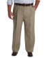 Фото #1 товара Men's Big & Tall Iron Free Premium Khaki Classic-Fit Pleated Pant