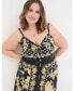 Plus Size Phoebe Citrus Floral Midi Dress