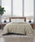 Фото #1 товара French Linen Cotton Pinstripe 3-pc Duvet Cover Set, King/California King