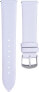 Фото #1 товара Ремешок 4wrist Leather Smooth White