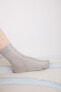 Knee-high purl knit socks