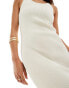 Фото #3 товара Vero Moda Aware fine knit tank dress in cream