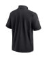 ფოტო #3 პროდუქტის Men's Black Jacksonville Jaguars Sideline Coach Short Sleeve Hoodie Quarter-Zip Jacket