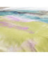 Фото #1 товара Shibori Landscape- Recycled Plastic/Sustainable Cotton Twin Size Duvet Cover Set