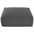 Pouffe Home ESPRIT Grey 87 x 87 x 32 cm