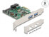 Delock 90096 - PCIe - USB 3.2 Gen 1 (3.1 Gen 1) - Low-profile - PCIe 2.0 - SATA 15-pin - Silver