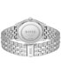 ფოტო #3 პროდუქტის Men's Principle Quartz Basic Calendar Silver-Tone Stainless Steel Watch 41mm
