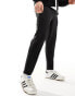 Фото #1 товара ASOS DESIGN tapered scuba joggers in black