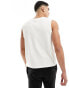 ASOS DESIGN relaxed v neck tank in ecru