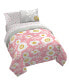 Фото #2 товара Cutout Floral 100% Organic Cotton Twin Bed Set