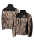 Men's Realtree Camo and Black Kansas City Chiefs Circle Hunter Softshell Full-Zip Jacket