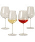 Tuscany Victoria James Signature Series Warm & Cool Region Wine Glasses, Set of 4