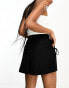 Фото #8 товара ASOS DESIGN Tall shirred waist pocket short in black