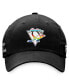 Men's Black Pittsburgh Penguins Team Logo Pride Adjustable Hat