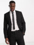 Фото #1 товара Selected Homme slim fit suit jacket in black