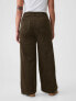 High Rise Corduroy Stride Wide-Leg Pants