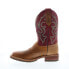 Фото #5 товара Double H Odie Wide Square Toe Roper 11" Mens Brown Cowboy Western Boots