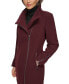 Фото #4 товара Womens Asymmetrical Zip Coat, Created for Macys