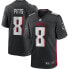 ფოტო #3 პროდუქტის FANATICS Nfl Atlanta Falcons Kyle Pitts 8 Home Game short sleeve v neck T-shirt