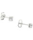 ფოტო #4 პროდუქტის Diamond Enhancer Stud Earrings (1/4 ct. t.w.) in 14k White Gold