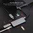 USB Hub NANOCABLE 10.16.1009 Grey (1 Unit)