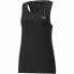 Футболка женская спортивная короткий рукав Puma Favorite Tank Чёрный S - фото #8