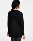 Women's Waffle-Knit Hoodie Tunic, Created for Macy's