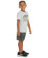 ფოტო #3 პროდუქტის Toddler & Little Boys Essential T-Shirt & Shorts, 2 Piece Set