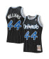 Фото #1 товара Men's Jason Williams Black Orlando Magic 2009-10 Hardwood Classics Swingman Jersey