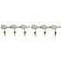 Фото #1 товара Настенная вешалка Home ESPRIT Белый Небесный синий Металл Древесина павловнии Кит 45 x 10 x 17,5 cm (2 штук)