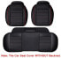 Фото #5 товара HONCENMAX Soft Car Seat Cover Cushion Pad Mat Protector for Car Accessories for Saloon Hatchback SUV [Without Backrest] - 2 Front Seat Covers and 1 Rear Seat Cover