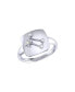 ფოტო #1 პროდუქტის Gemini Twin Design Sterling Silver Moonstone Gemstone Diamond Signet Ring