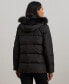 Women's Faux-Fur Hooded Puffer Coat Черный, XL - фото #2