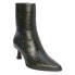 Фото #2 товара Matisse Gabbie Croc Pointed Toe Zippered Womens Green Dress Boots GABBIE-335