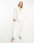 Vero Moda relaxed tailored blazer co-ord in white M - фото #4