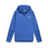 Puma Train Off Season Pwrfleece Logo Pullover Hoodie Mens Blue Casual Outerwear