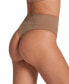 Фото #2 товара Women's High-Waisted Seamless Moderate Shaper Thong Panty