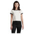 ფოტო #1 პროდუქტის G-STAR Cropped Baby Brother Ringer short sleeve T-shirt