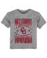 ფოტო #1 პროდუქტის Toddler Boys and Girls Heather Gray Oklahoma Sooners Top Class T-shirt