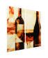 Фото #2 товара "Smokey Wine I Ab" Frameless Free Floating Tempered Glass Panel Graphic Wall Art Set of 2, 72" x 36" x 0.2" Each