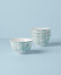 Butterfly Meadow Cottage Rice Bowl Set, Set of 4