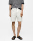 Фото #1 товара Men's Slim Fit Cotton Bermuda Shorts