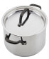 5-Ply Clad Stainless Steel 6 Quart Induction Stockpot with Lid