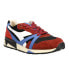 Фото #2 товара Diadora N9000 Italia Lace Up Mens Black, Blue, Red Sneakers Casual Shoes 179033
