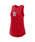 ფოტო #2 პროდუქტის Women's Red St. Louis Cardinals Legacy Icon High Neck Fashion Tank Top