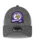 Фото #2 товара Men's Heather Gray Minnesota Vikings 2022 NFC North Division Champions Locker Room 9FORTY Adjustable Hat