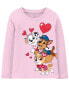 Toddler PAW Patrol Valentine's Day Tee - Pink 5T