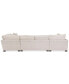 Фото #5 товара CLOSEOUT! Juliam 4-Pc. Fabric Chaise Sectional Sofa, Created for Macy's