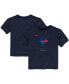 Фото #1 товара Toddler Boys and Girls Navy Toronto Blue Jays 2024 City Connect Large Logo T-Shirt