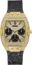 Фото #1 товара Guess Damen Armbanduhr schwarz golden Armband GW0105L2